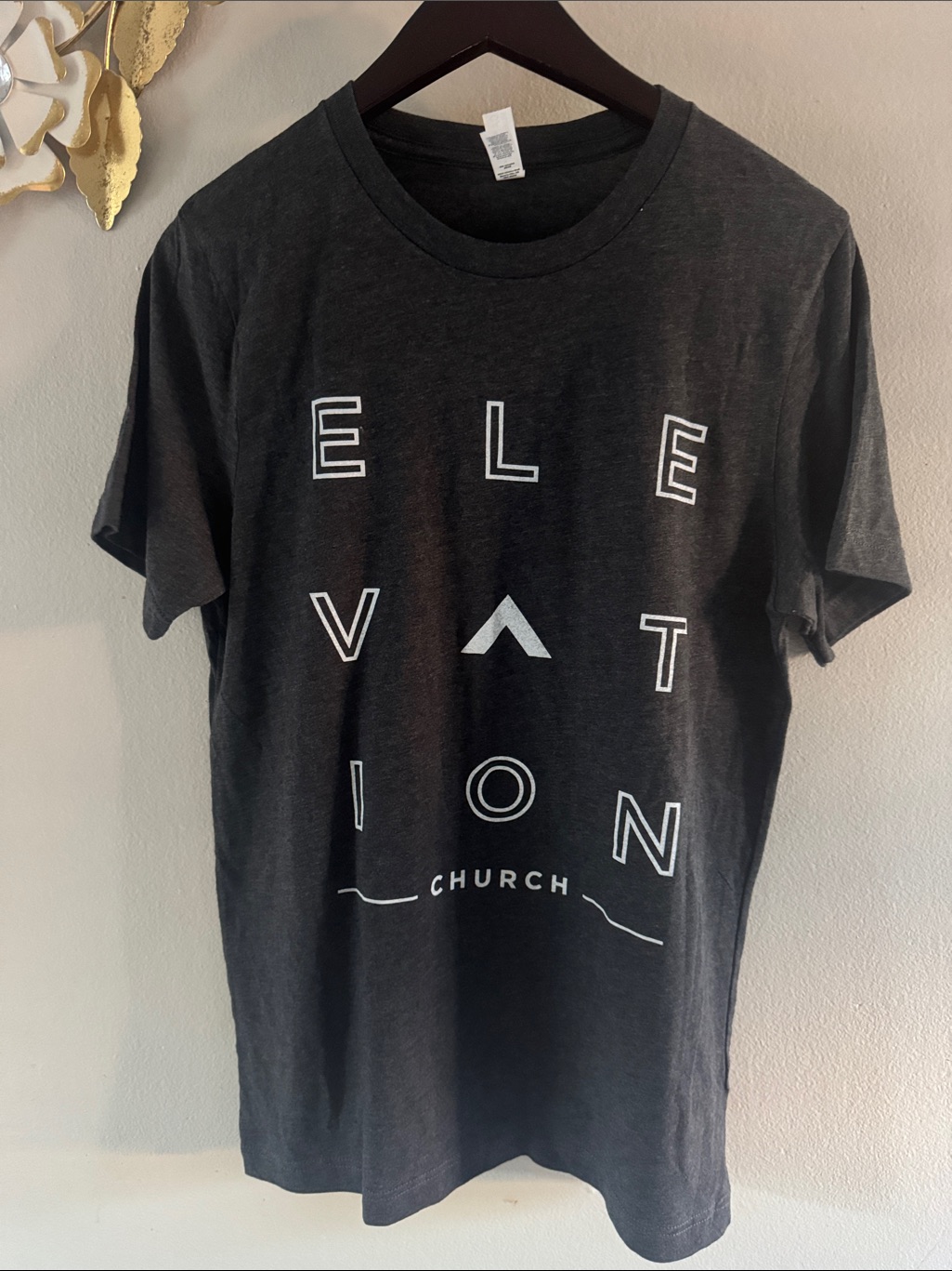 Bella Canvas Black Elevation Church Graphic Tee